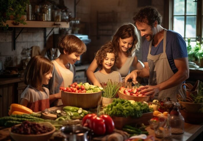 Het plezier van gezellig koken met het gezin